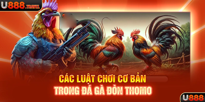 Các luật chơi cơ bản trong đá gà đòn Thomo